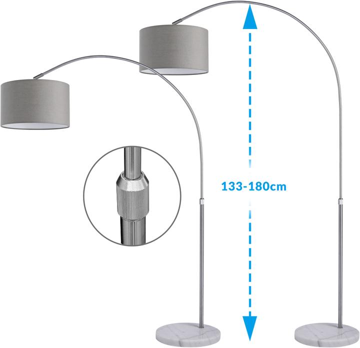 Image du produit Monzana Lampadaire en arc (E27)