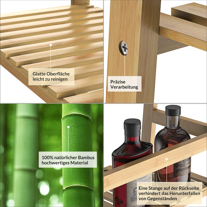 Actual product image Casaria Standing shelf (123 x 48 x 32 cm)