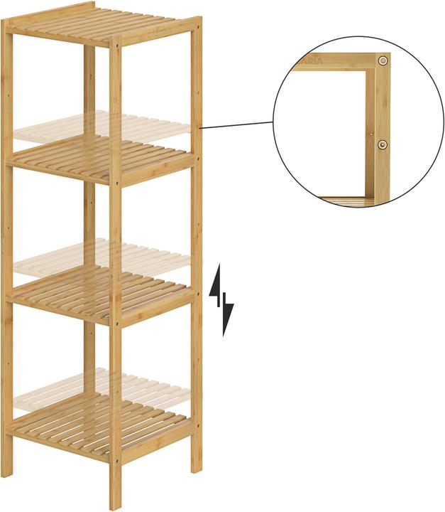 Immagine prodotto Casaria Scaffalatura verticale (110 x 33 x 33 cm)