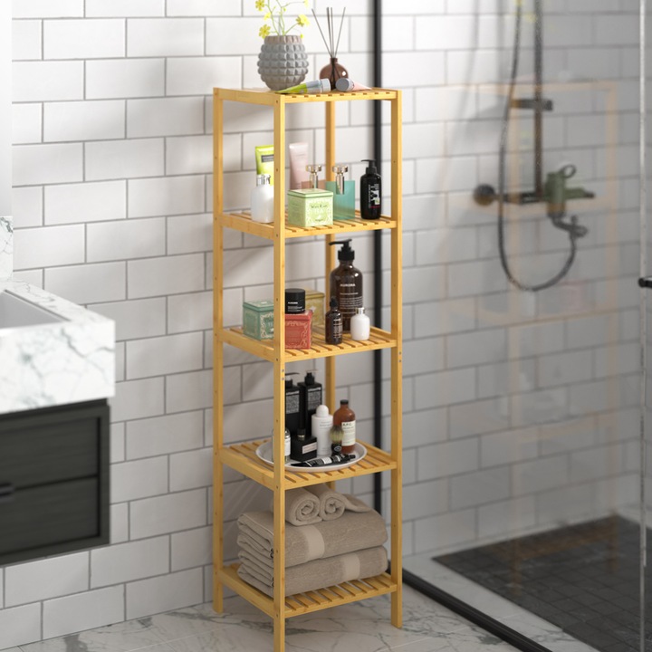 Actual product image Casaria Standing shelf (140 x 33 x 33 cm)