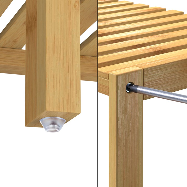 Actual product image Casaria Standing shelf (140 x 33 x 33 cm)