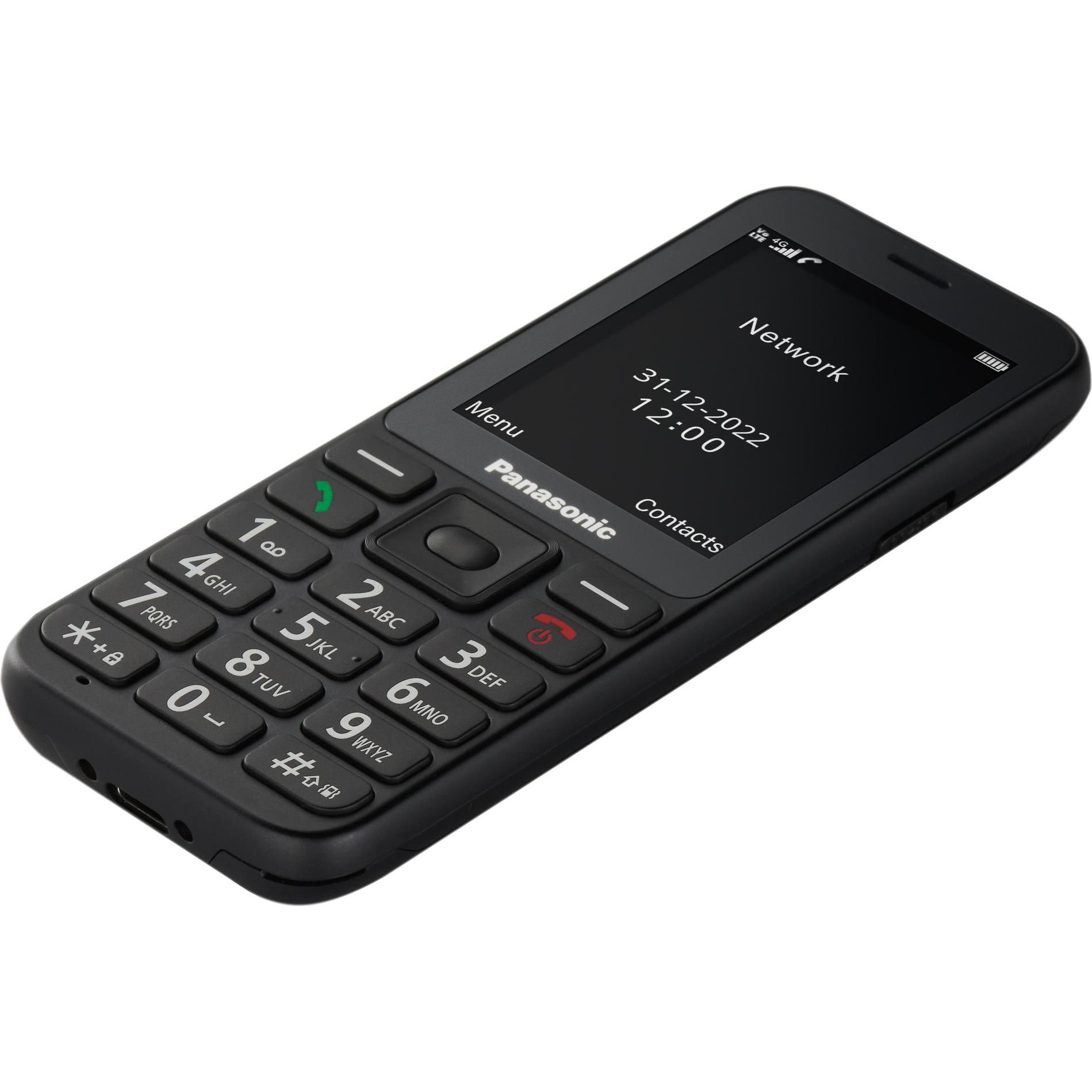 Thumbnail - Panasonic KX-TU250EXB (2.40", 1.20 Mpx, 4G), Tastenhandy, Schwarz
