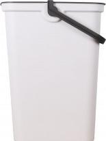 Produktbild Tontarelli 24 l weisser Moda-Behälter mit Griff (24 l)