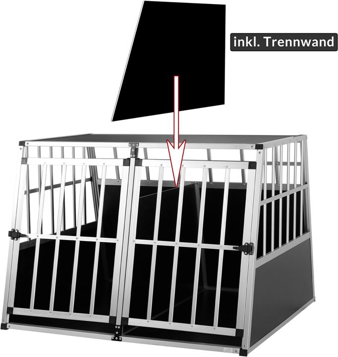 Immagine prodotto Cadoca Gabbia doppia per il trasporto dei cani (Cane, Chiudibile a chiave)