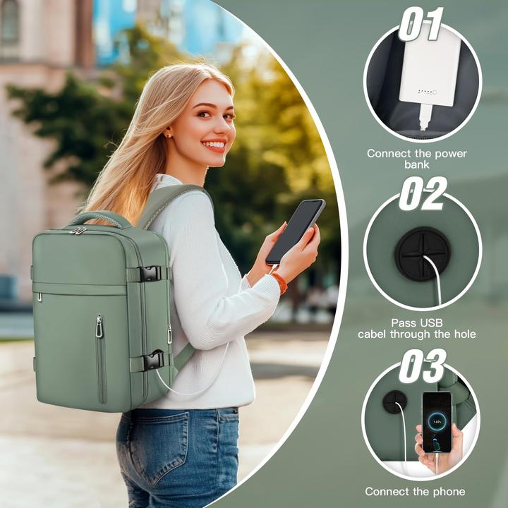 Produktbild Only-Bags.Store Handgepäck Flugzeug Reiserucksack, Handgepäck Rucksack