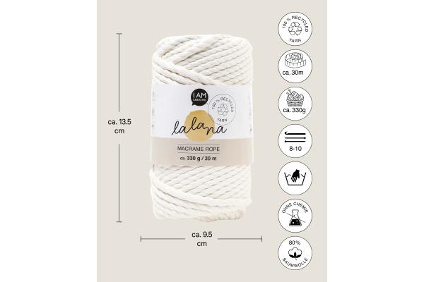 Immagine prodotto Lalana Corda Macrame (30 m)
