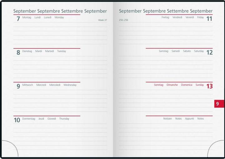 Produktbild Simplex Ladytimer Linea 2026 40555.26 1W/2S Love Life ML 10x14cm (1 Woche / 2 Seiten)