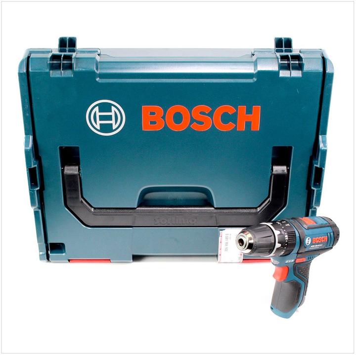 Image du produit Bosch Professional Bosch GSB 10,8-2-LI Perceuse visseuse à percussion sans fil, solo + L-Boxx - sans batterie, sans cha