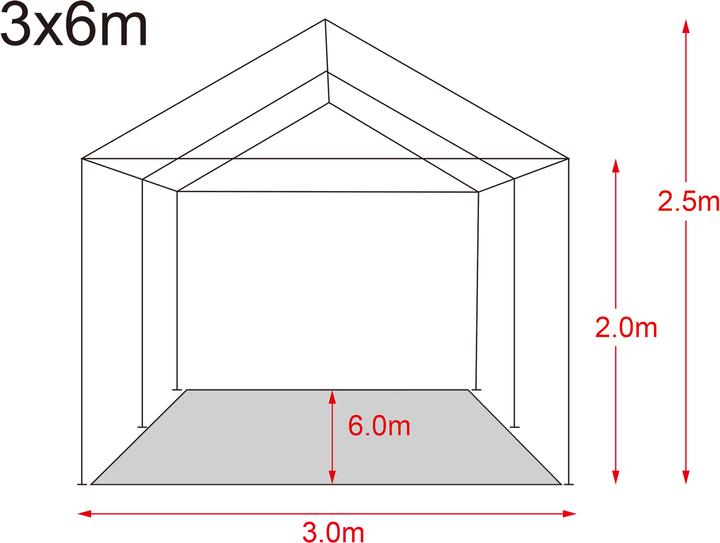 Produktbild Casaria Rimini (600 cm, 300 cm)