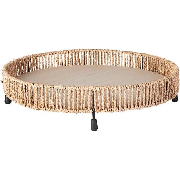MICA Living, Tablett, Holztablett - Ø = ca. 40 cm