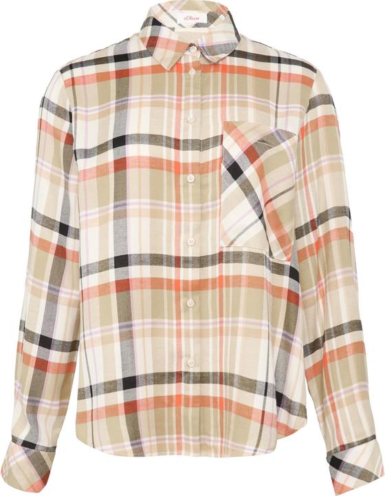 Actual product image S.Oliver Bluse Karierte Hemdbluse aus Viskosemix (48)