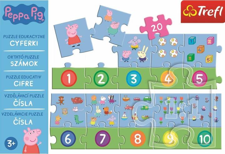 Immagine prodotto Trefl Puzzle 20 numeri educativi Peppa Pig (20 pezzi)