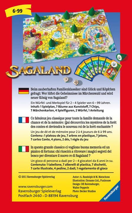 Actual product image Ravensburger Sagaland (German, French, Italian)