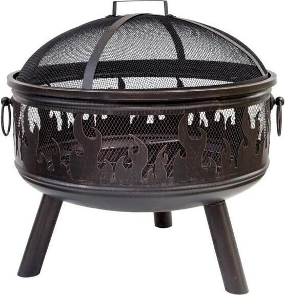 Buschbeck Ciotola per il fuoco Wildfire 61 x H 61 cm ferro bronzo (61 cm)