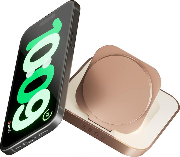 Image du produit Zens 15W Qi, Apple Fast Charge incluant un chargeur USB-C PD de 18W (15 W)