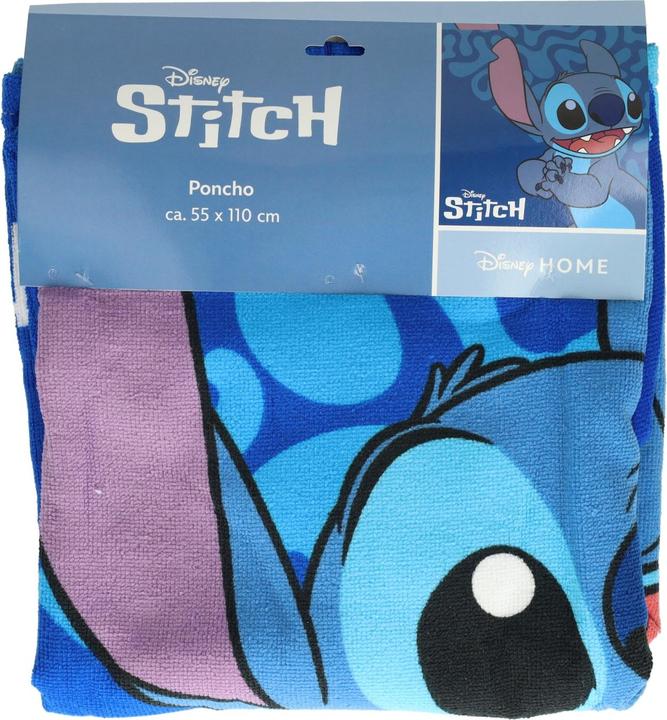 Actual product image Aymax Towel Poncho Stitch Blue 55x110cm