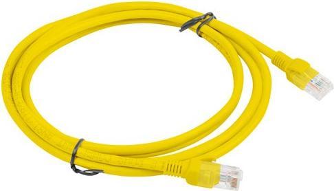 Produktbild Lanberg Patchcord UTP kat.5e żółty (U/UTP, CAT5e, 2 m)