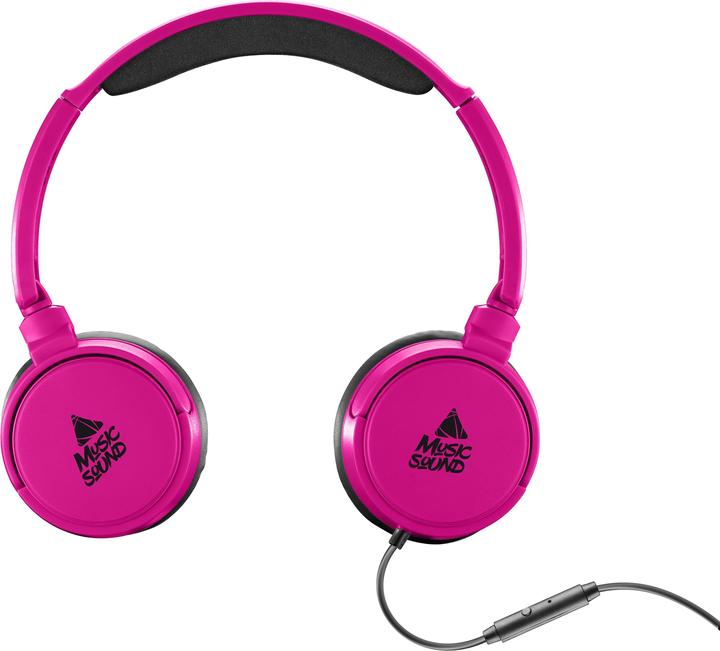 Music Sound Cellularline Music & Sound Casque jack 3,5 mm rose (Filaire)