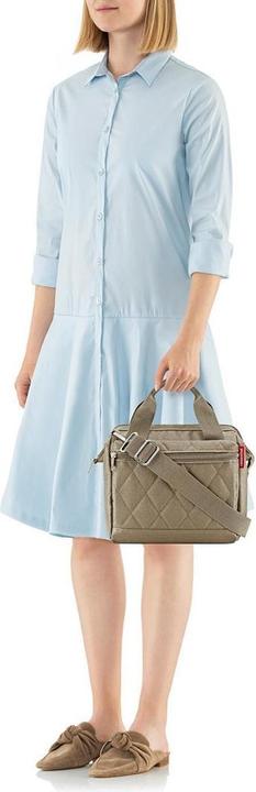 Actual product image reisenthel Shoulder Bag Allrounder Cross Rhombus Olive