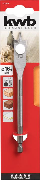 Actual product image kwb Flat milling drill PROFI, ø 16 mm (16 mm)