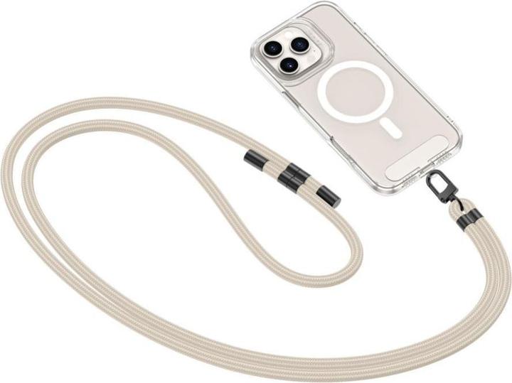 Actual product image Tech-Protect C7S Rope Crossbody Strap Leash - Beige