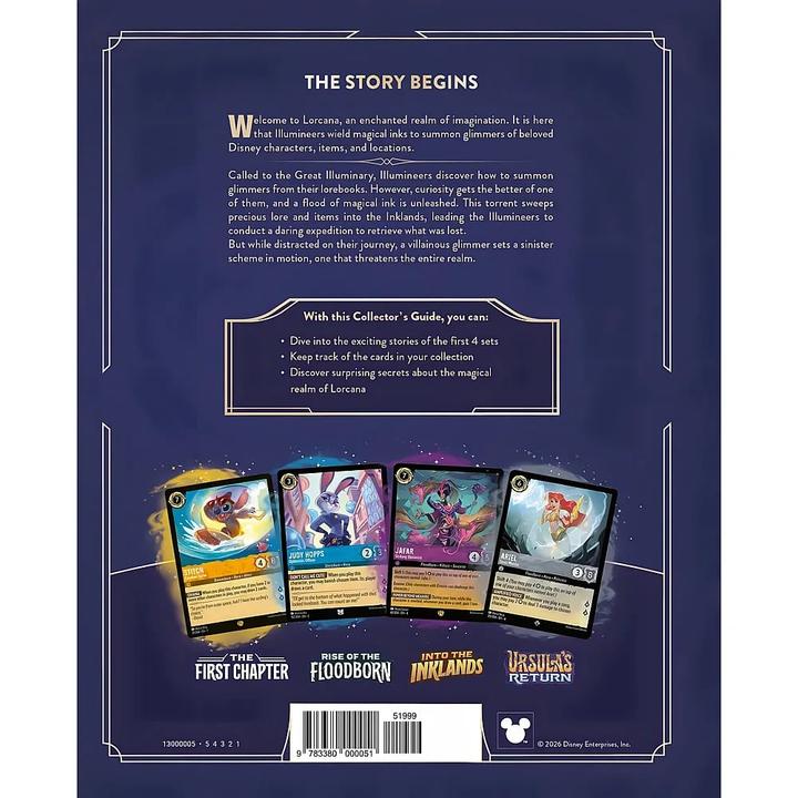 Actual product image Ravensburger Disney Lorcana Official Collector's Guide Sets 1-4 (English, Box Set & Collection)