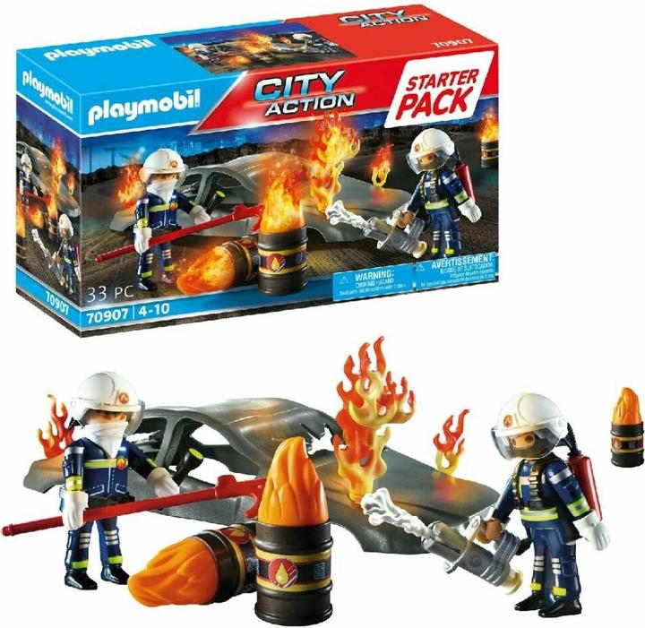 Immagine prodotto Playmobil Pacchetto iniziale Esercitazione antincendio (70907, Playmobil Città d'azione)