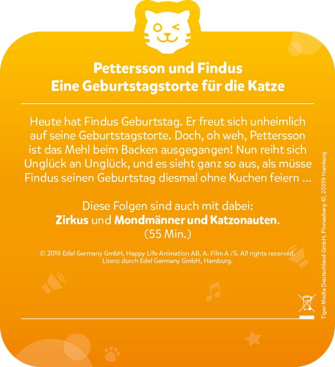 Actual product image Tigermedia Tigercard- Pettersson and Findus birthday cake for the cat (German)