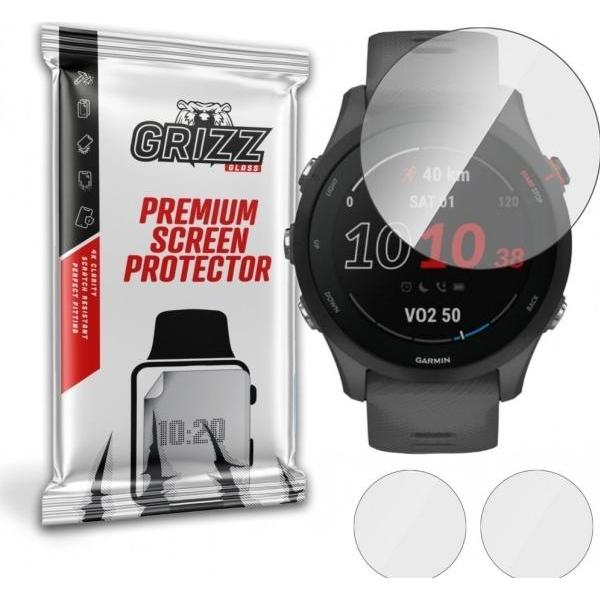 Grizz Glass GrizzGlass Szkło hybrydowe Grizz Garmin Forerunner 255, Accessori per smartwatch, Trasparente