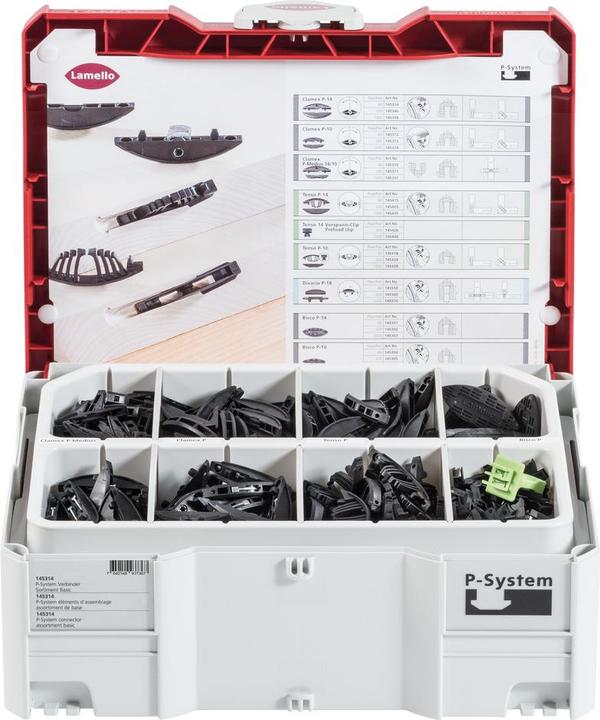 Image du produit Lamello Assortiment de connecteurs P-System (1 pcs)