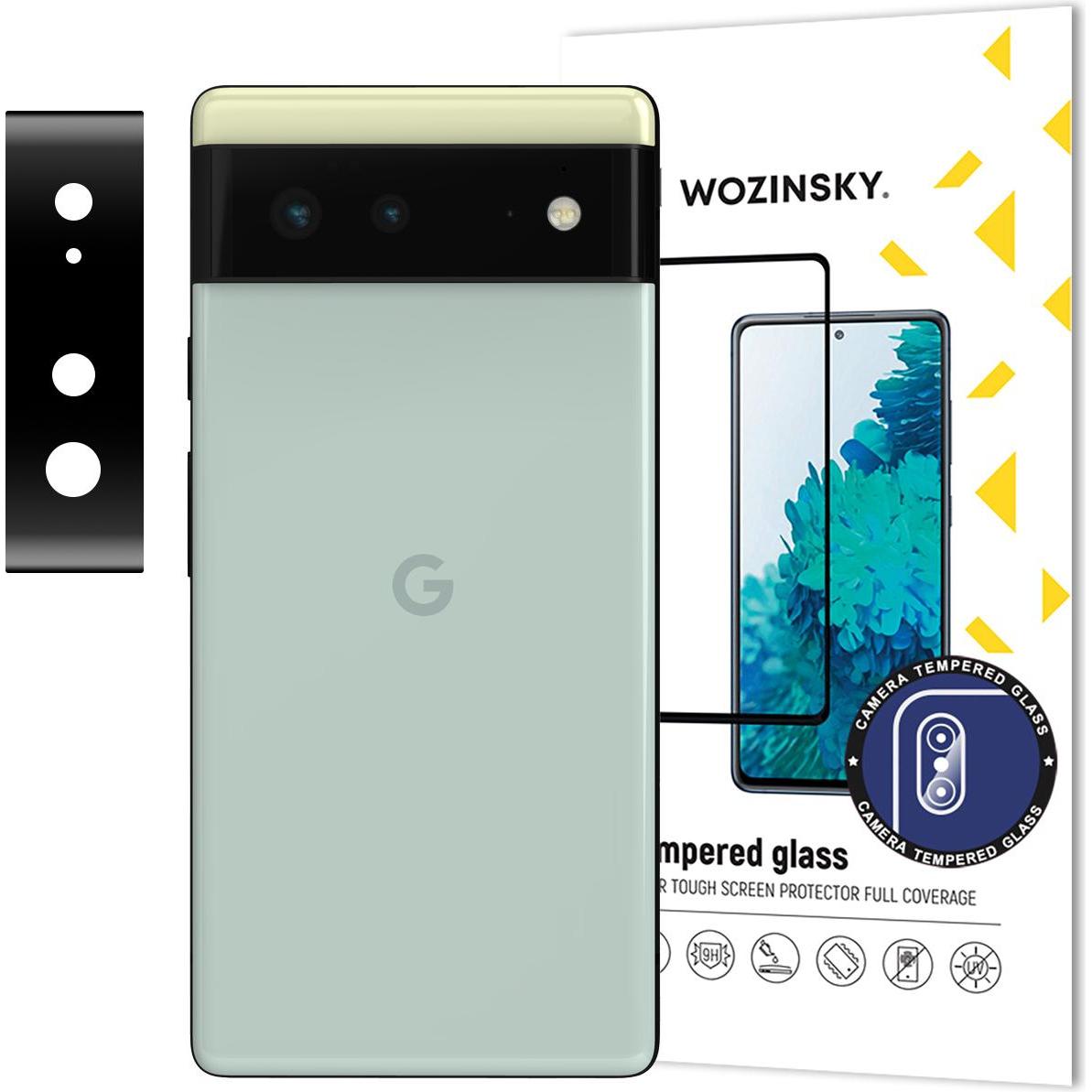 Wozinsky Vetro temperato completo per Google Pixel 6 per fotocamera 9H (1 pz., Google Pixel 6), Pellicola protettiva smartphone, Trasparente
