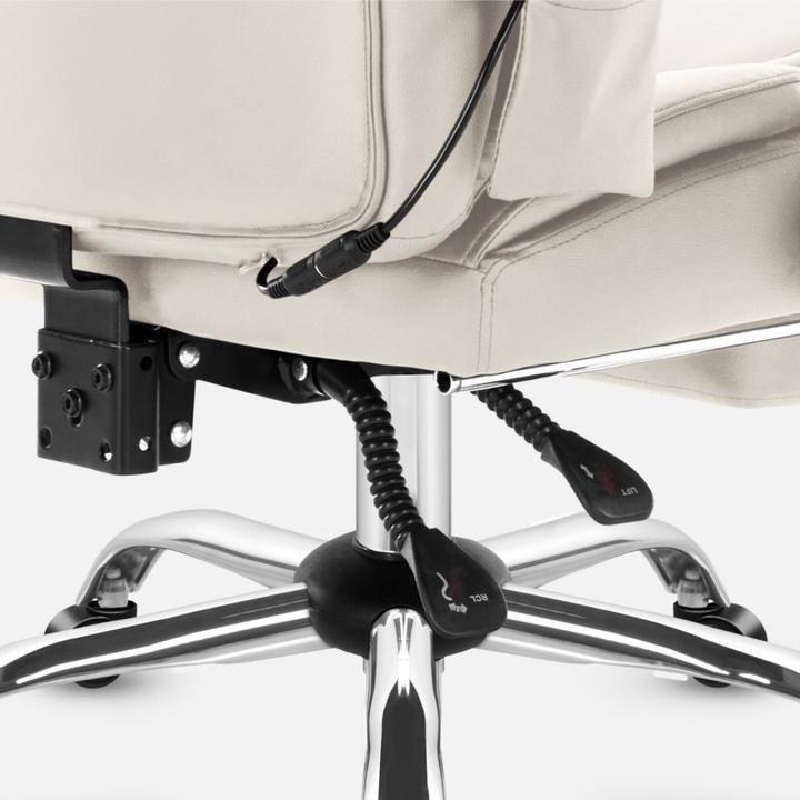 Produktbild Mark Adler Fotel obrotowy Boss 6.0 Beige (47 - 55 cm)