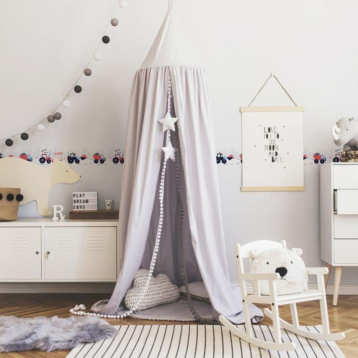 Produktbild A.S. Création Lovely Kids Kinderzimmer Super Tractor mit Traktoren und Baumaschinen (15 x 500 cm)