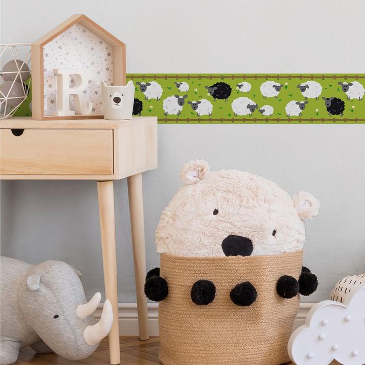 Image du produit A.S. Création Lovely Kids Chambre d'enfant Sheep Family avec d'adorables moutons (15 x 500 cm)