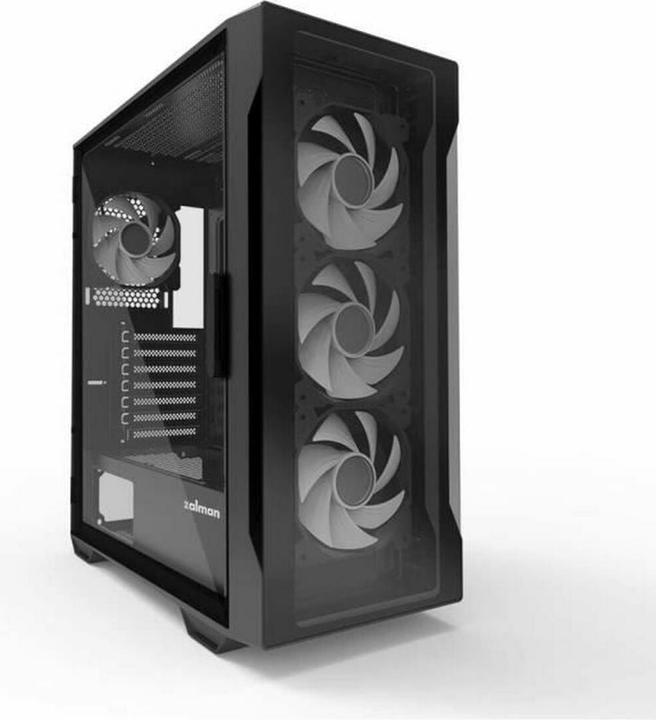 Productafbeelding Zalman Pc-kast I3 Neo TG Mid Tower RGB ventilator x4, zwart (Mini-ITX, ATX, mATX)