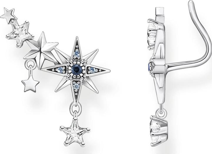 Productafbeelding Thomas Sabo Oorbellen Royalty Stars Zilver (925 zilver)