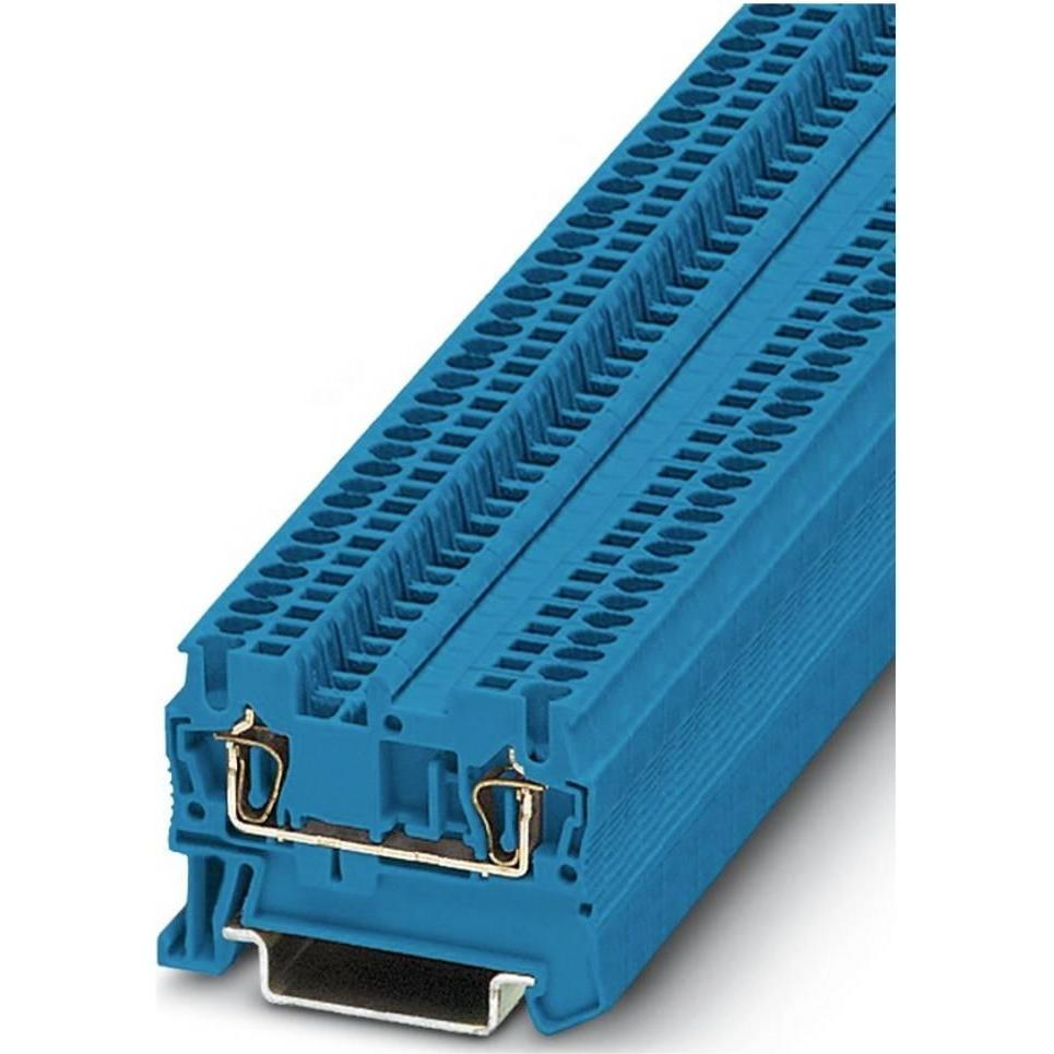 Phoenix Contact ST 1,5 BU Durchgangsklemme,Inhalt:1Stück ST15BU, Elektronikkabel + Stecker, Blau