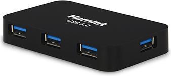 Immagine prodotto Hamlet Hub usb 3.0 a 4 porte 5 Gbps (USB-A, 4 porte)