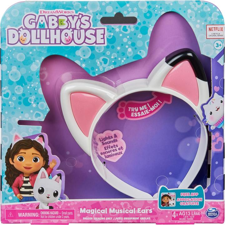 NoName Gabby's Dollhouse Magical Music Ears Headband Disp (Anglais)