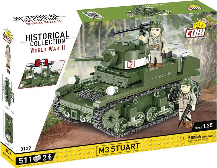 Produktbild Cobi 511 PCS HC WWII 3129 M 3 STUART