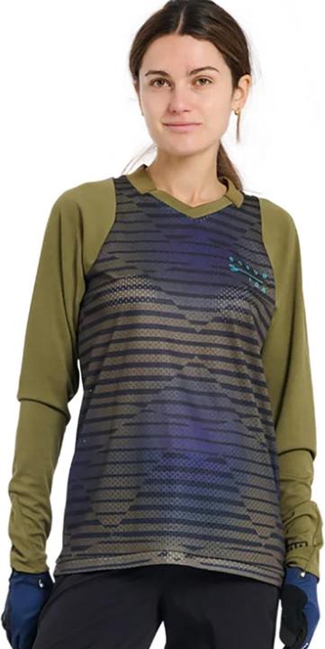 Image du produit ION Bike Jersey Scrub LS women - dark-mud (S)