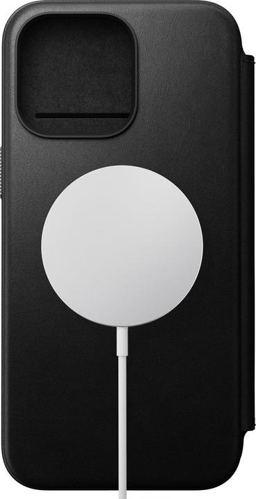 Produktbild Nomad Modern Leather Folio iPhone 15 Pro Max Schwarz (Apple iPhone 15 Pro Max)