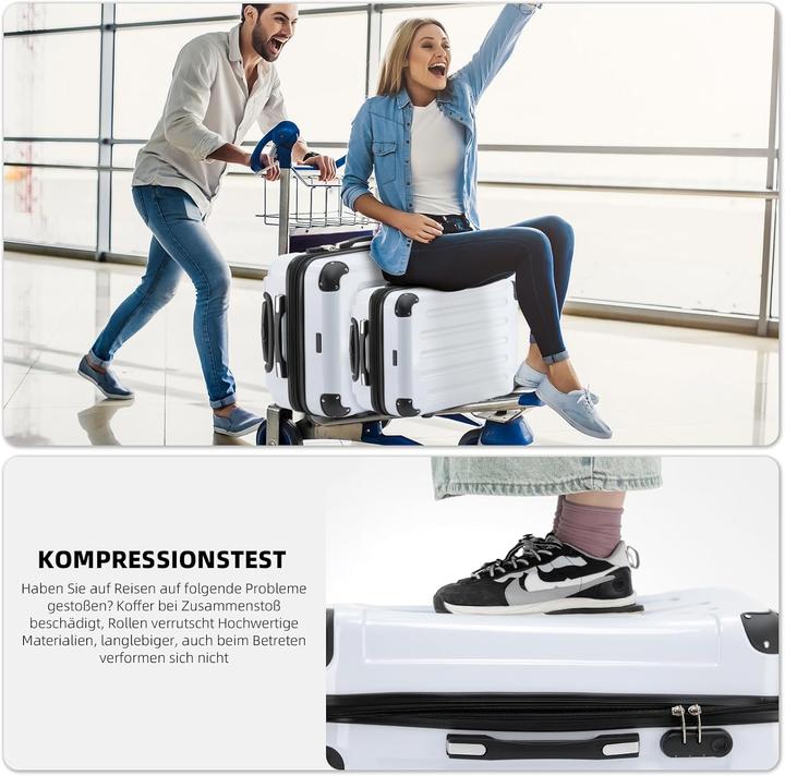 Produktbild Beibye Hartschalenkoffer mit Zwillingsrollen (Handgepäck) (45 l)
