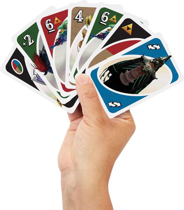 Produktbild Mattel The Legend of Zelda UNO Kartenspiel European Exclusive (Französisch, 2 - 10 Spieler)