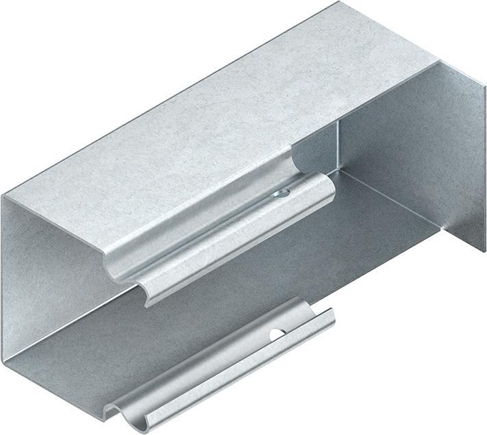 Actual product image Niedax NIE LUIE 60.100 Inside corner insert 90Â°, 60x100 mm strip galvanised (6 cm)