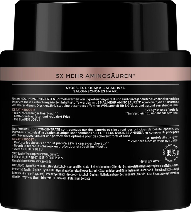 Produktbild Syoss 4 in 1 Keratin Boost (500 ml)
