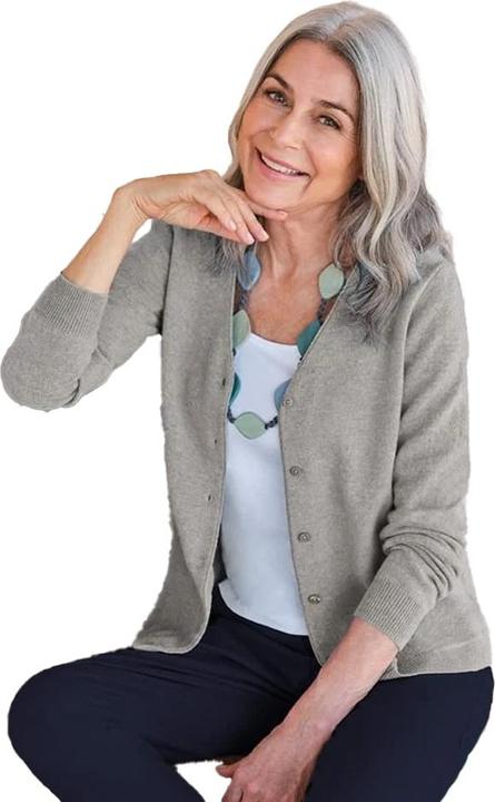 Produktbild Woolovers Strickjacke VAusschnitt Kaschmir Klassisch (M)