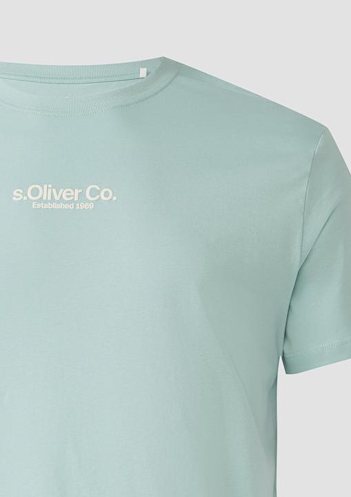 Produktbild S.Oliver T-Shirt T-Shirt aus Baumwolle mit Logo-Print (XXL)
