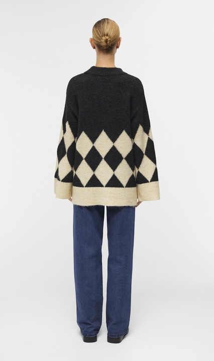 Actual product image Object Patterned knitted jumper (S)