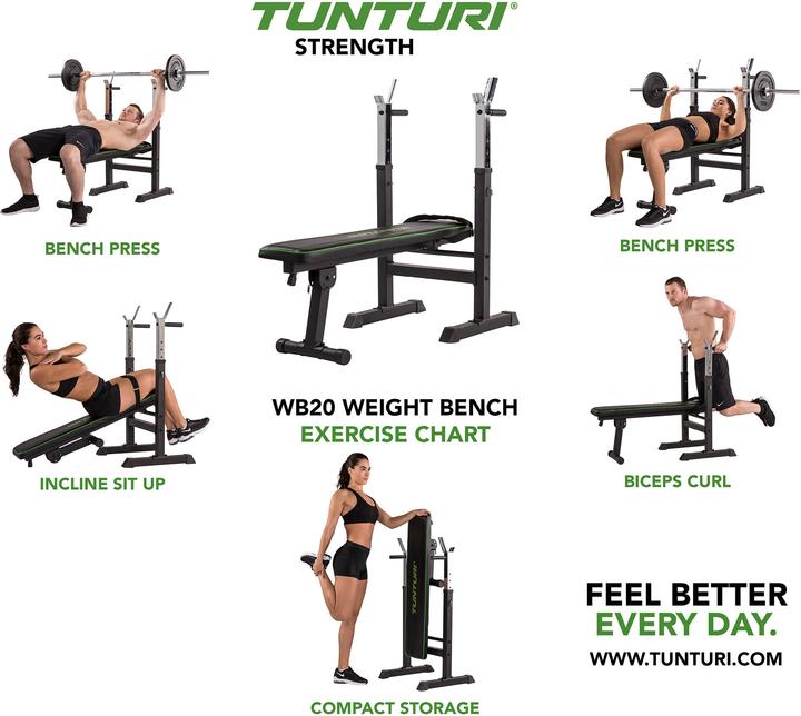 Image du produit Tunturi Hantelbank WB20